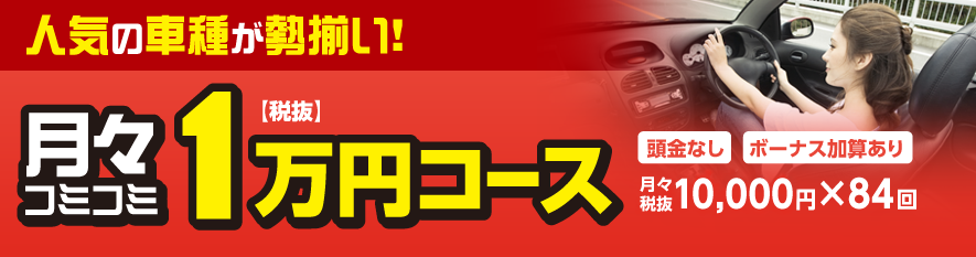 月々コミコミ1万円コース